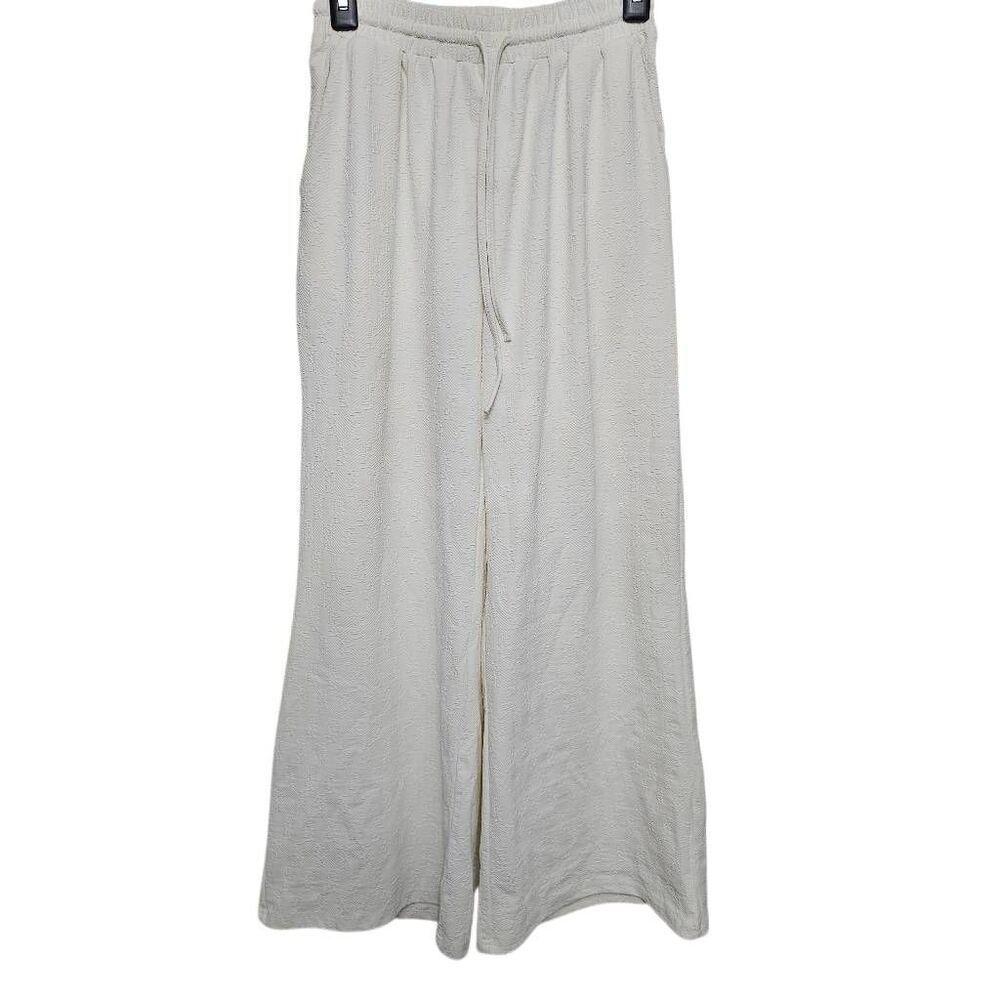 Blackbough Vanilla Rum Jacquard wide leg Swim pants